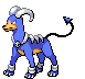 #229 Houndoom sprite Frontal Shiny