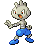 #236 Tyrogue sprite Frontal Shiny