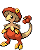 #286 Breloom sprite Frontal Shiny