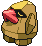 #299 Nosepass sprite Frontal Shiny