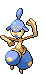 #308 Medicham sprite Frontal Shiny