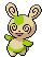 #327 Spinda sprite Frontal Shiny