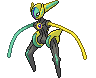 #386 Deoxys Velocidad sprite Frontal Shiny