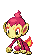 #390 Chimchar sprite Frontal Shiny