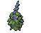 #412 Burmy sprite Frontal Shiny