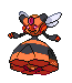 #416 Vespiquen sprite Frontal Shiny