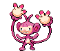 #424 Ambipom sprite Frontal Shiny