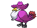 #430 Honchkrow sprite Frontal Shiny