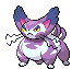 #432 Purugly sprite Frontal Shiny