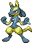 #448 Lucario sprite Frontal Shiny
