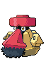 #476 Probopass sprite Frontal Shiny