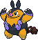 #499 Pignite sprite Frontal Shiny