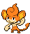#513 Pansear sprite Frontal Shiny