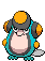 #536 Palpitoad sprite Frontal Shiny