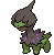 #633 Deino sprite Frontal Shiny