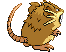 #020 Raticate sprite Posterior