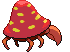 #047 Parasect sprite Posterior