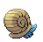 #138 Omanyte sprite Posterior