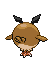 #163 Hoothoot sprite Posterior