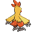 #256 Combusken sprite Posterior