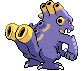 #295 Exploud sprite Posterior
