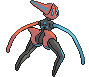 #386 Deoxys Velocidad sprite Posterior