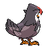 #398 Staraptor sprite Posterior