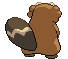 #400 Bibarel sprite Posterior