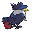 #430 Honchkrow sprite Posterior