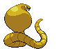 #024 Arbok sprite Posterior Shiny