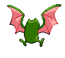 #042 Golbat sprite Posterior Shiny