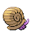 #138 Omanyte sprite Posterior Shiny