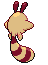 #161 Sentret sprite Posterior Shiny