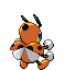 #166 Ledian sprite Posterior Shiny