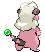 #180 Flaaffy sprite Posterior Shiny