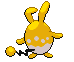 #184 Azumarill sprite Posterior Shiny