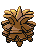 #204 Pineco sprite Posterior Shiny