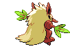#275 Shiftry sprite Posterior Shiny