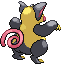 #326 Grumpig sprite Posterior Shiny