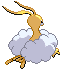 #334 Altaria sprite Posterior Shiny