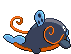 #340 Whiscash sprite Posterior Shiny