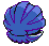 #366 Clamperl sprite Posterior Shiny