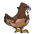 #398 Staraptor sprite Posterior Shiny