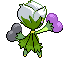 #407 Roserade sprite Posterior Shiny
