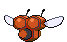 #415 Combee sprite Posterior Shiny