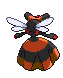#416 Vespiquen sprite Posterior Shiny