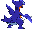 #444 Gabite sprite Posterior Shiny