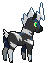 #522 Blitzle sprite Posterior Shiny
