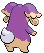 #531 Audino sprite Posterior Shiny