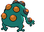 #537 Seismitoad sprite Posterior Shiny